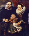 Sir Antony Van Dyck Famous Paintings - Family Portrait